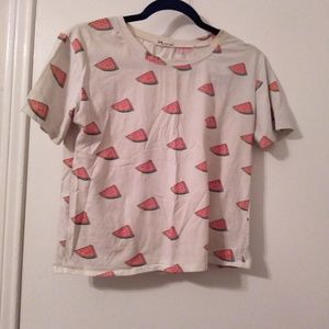 Crop watermelon top